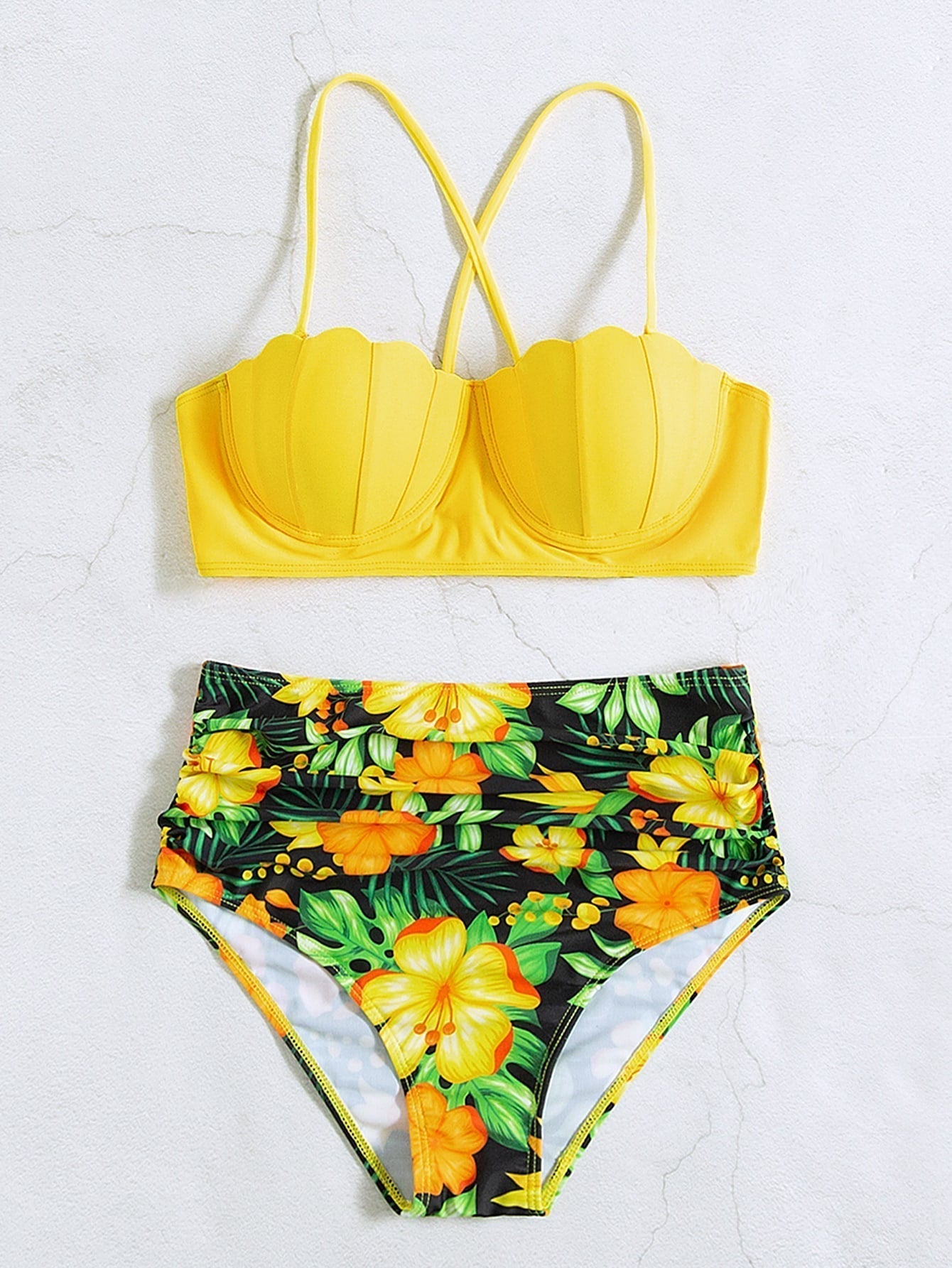 Tropical Boho Conjunto de biquíni