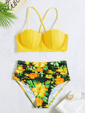 Tropical Boho Conjunto de biquíni