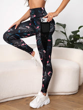 Legging esportiva  cintura larga com bolso