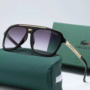 Óculos De Sol Clássicos Da Marca UV400 LACOSTE Aviador Retrô Designer Moda Clássico Retro