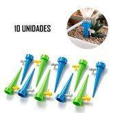 Kit 10 Peças Irrigadora De Planta Conta Gotas Regador Automatico Gotejamento