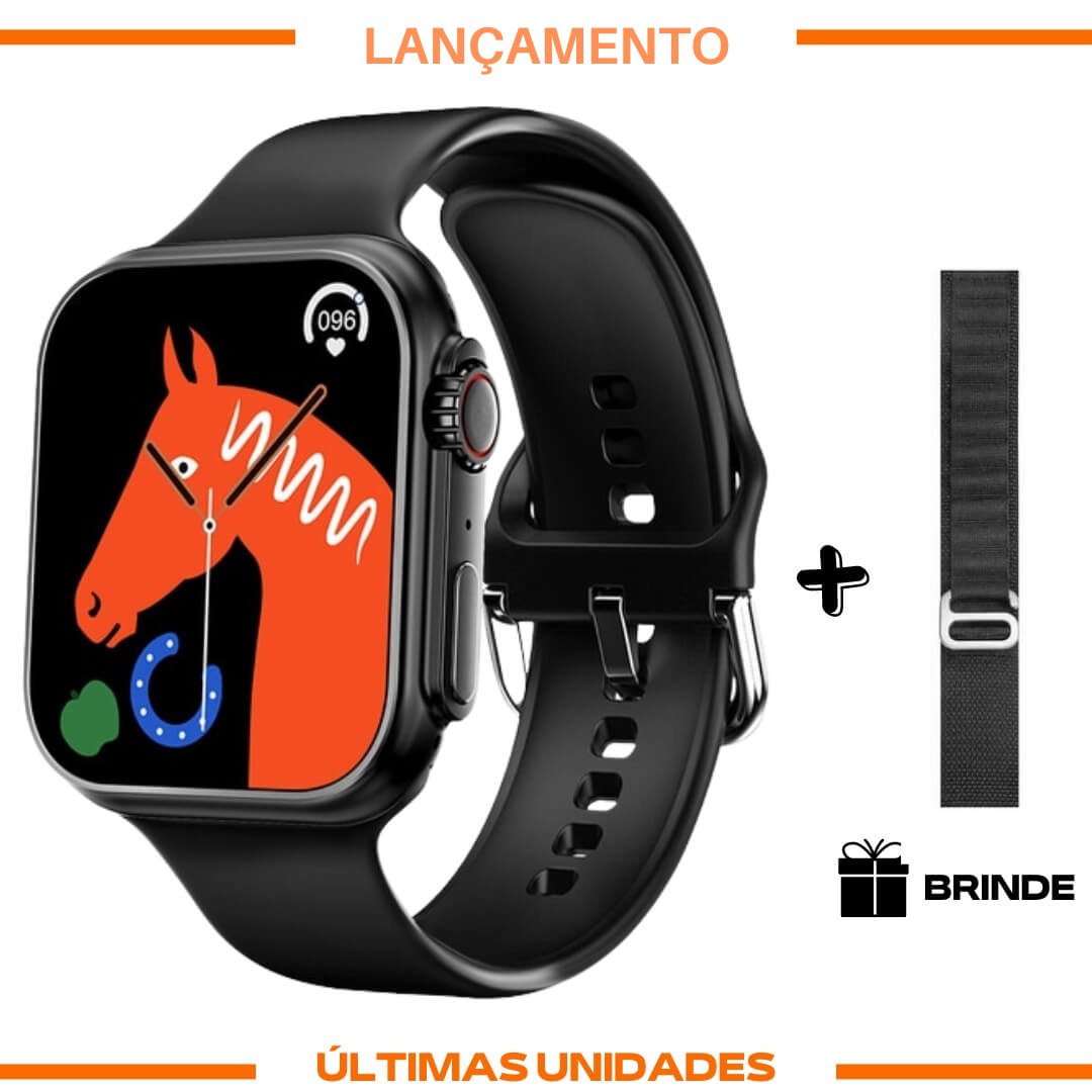 Smartwatch - Serie 8 Ultra + Pulseira Extra - LANÇAMENTO 2023 - FRETE GRÁTIS