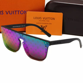 Louis Vuitton Marca D'água De Luxo Impressão LV WAIMEA Óculos De Sol Clássicos Moda Clássica Retro Flat Top Fashion Glasses Homens E Mulheres 2023