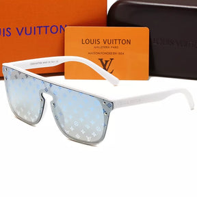 Louis Vuitton Marca D'água De Luxo Impressão LV WAIMEA Óculos De Sol Clássicos Moda Clássica Retro Flat Top Fashion Glasses Homens E Mulheres 2023