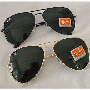 Oculos aviador lentes em cristal promocao