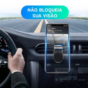 Suporte Celular Automotivo Universal Magnetico Ar Condicionado Imã Veicular Carro 360