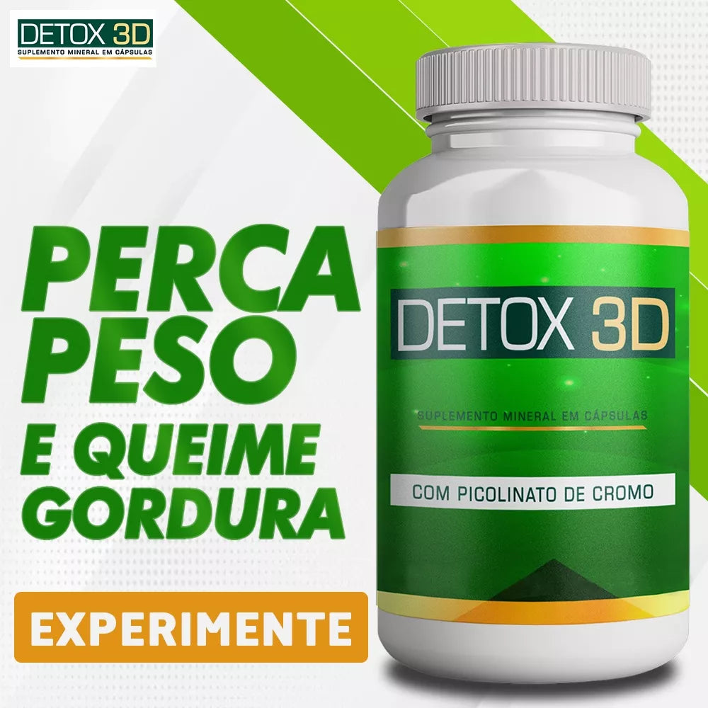 Detox 3D l Emagreça até 8kg de Gordura Profunda por Semana