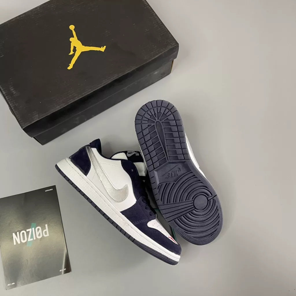 AIR JORDAN  CANO BAIXO Azul Marinho