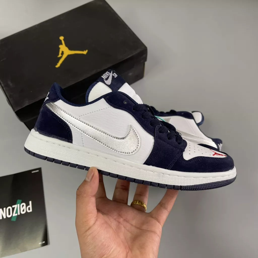 AIR JORDAN  CANO BAIXO Azul Marinho