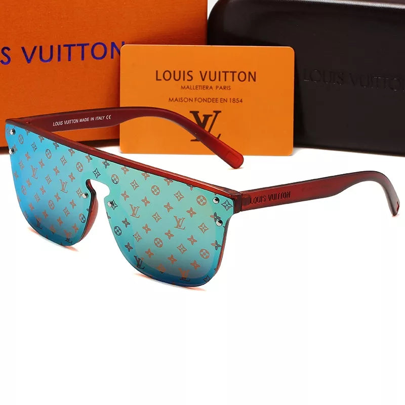 Louis Vuitton Marca D'água De Luxo Impressão LV WAIMEA Óculos De Sol Clássicos Moda Clássica Retro Flat Top Fashion Glasses Homens E Mulheres 2023